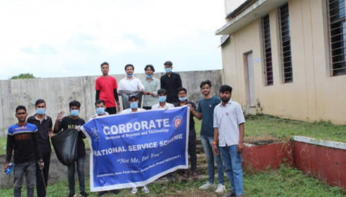 Cleanliness Drive by NSS Volunteers 